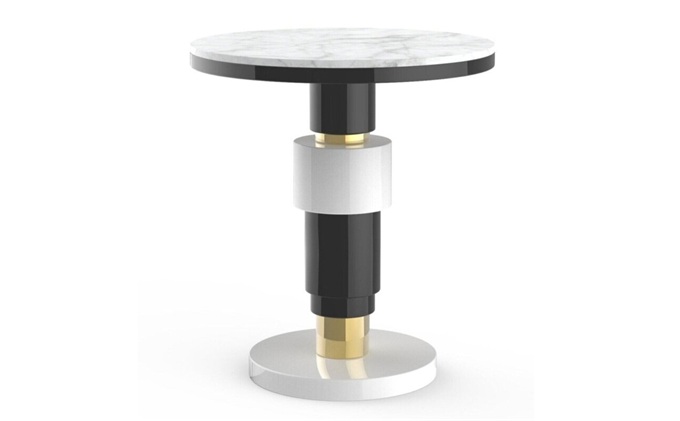 西餐廳時尚輕奢大理石高吧台