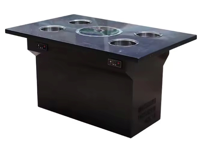 智能無煙淨化一人一鍋小火鍋火（huǒ）鍋烤肉一體桌