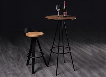 工業風複古風格酒吧鐵藝酒吧桌（zhuō）