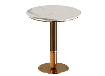 現代清吧大花白（bái）大理石圓形吧台