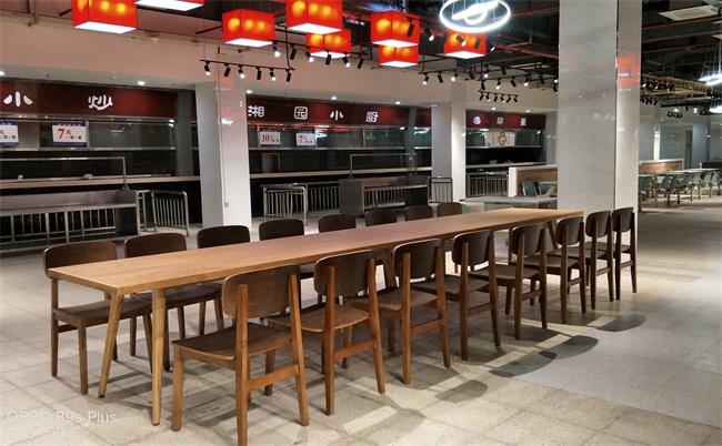 企業單位職工（gōng）飯堂餐桌椅_員工食堂桌椅