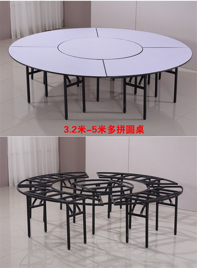 酒店宴會鐵（tiě）藝折疊式正方台（tái）家（jiā）具