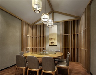 中式正餐湘菜館（guǎn）-鄉（xiāng）村館餐飲空間設計