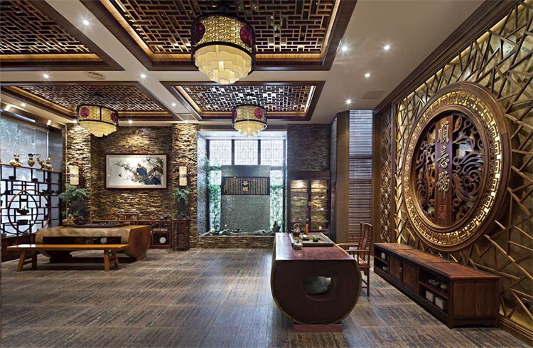 茶藝（yì）館空間設（shè）計效果圖