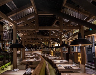 拾味館骨湯餐廳空（kōng）間設（shè）計