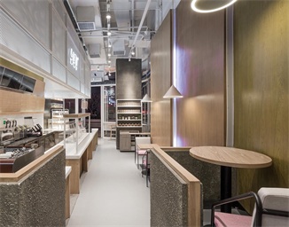 休閑餐廳——有茶深圳海上世界店茶飲店（diàn）裝飾設計