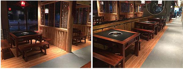 九肴（yáo）涮火鍋（guō）店火鍋桌