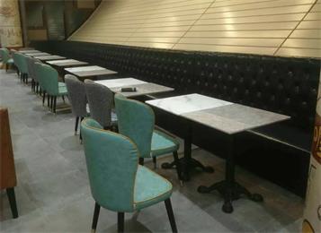 深（shēn）圳喔喔嘴鐵板燒DIY·牛排簡餐餐廳桌椅定做
