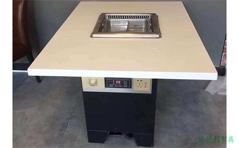 大理石（shí）無（wú）煙電磁（cí）爐火鍋桌