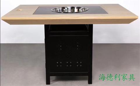實木電磁爐小火（huǒ）鍋（guō）4人桌