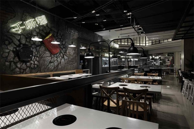 現代火鍋店(diàn)空間裝修設計風格