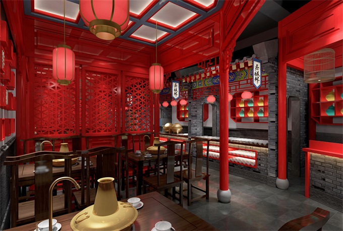 火鍋店(diàn)餐飲空間設(shè)計風格