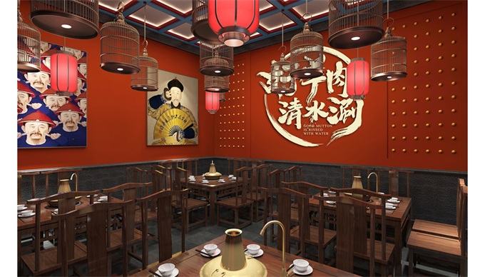 中式火鍋店空間裝修設計(jì)風格(gé)
