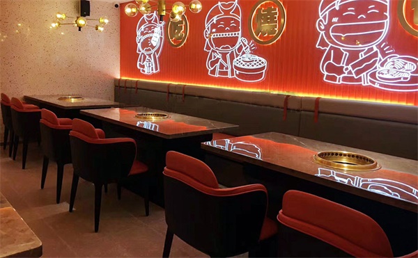 燒烤店桌（zhuō）子