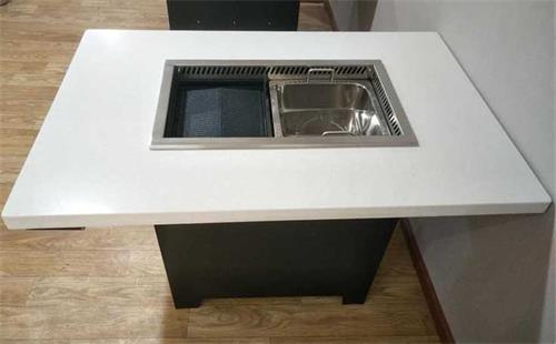 無煙燒(shāo)烤涮一體餐桌